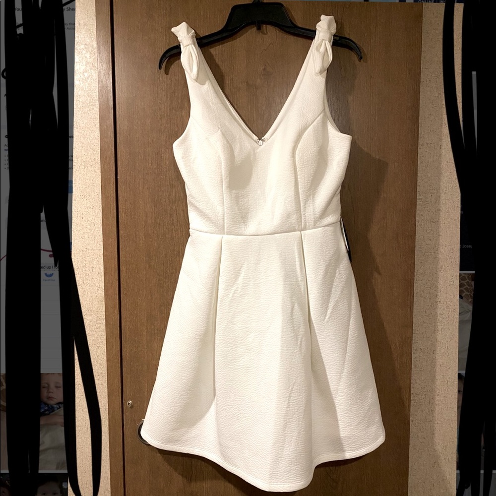 Jodi Kristopher white dress
